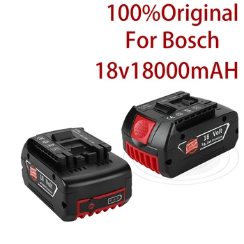 2023 18V 18000mah daugkartinio Įkrovimo Baterija Bosch 18V Baterija Atsargine, 6.0 A Nešiojamų Pakeisti Bosch BAT609 lemputė