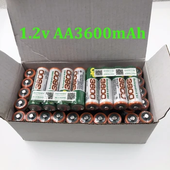 4-20 VNT Neue 1,2 V AA batterie 3600mAh NI-MH iš Anksto Aufgeladen Batterien Ni-Mh AA3600 batterie Für Spielzeug Kamera Mikrofon
