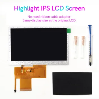 4.3 colių PSP 1000 IPS LCD Pabrėžti, Ekranas, Ne Reikia Juostelės Kabelis Adapteris Sony PSP 1000 Konsolės
