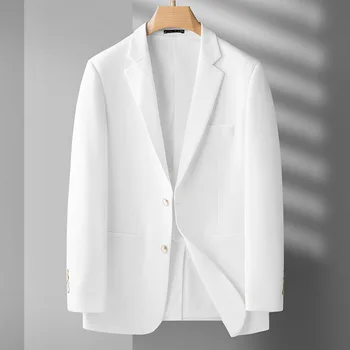 5813 -2023 Rudens ir žiemos naujas produktas vyrų kostiumas verslo atsitiktinis paprastumo tinklelis vieną vakarų striukė vyrų top coat