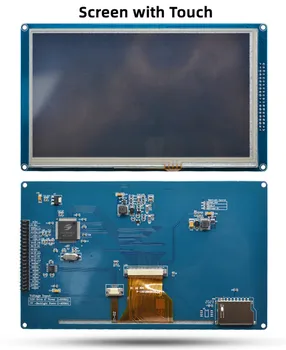 7.0 colių SSD1963 TFT LCD Spalvotas Ekranas su Adapteriu Valdybos (Touch/Ne Touch) 51 MCU Ratai 800*480