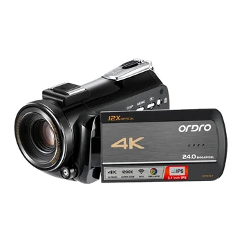 AC5 Naujas 4K UHD 12X Optinis Priartinimas 