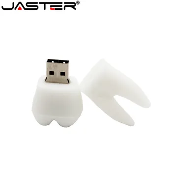JASTER 100% realių pajėgumų Naują 2014 mielas animacinių filmų dantų modelis USB Flash Drive, pen drive, memory stick, usb diskas, 4GB -64GB