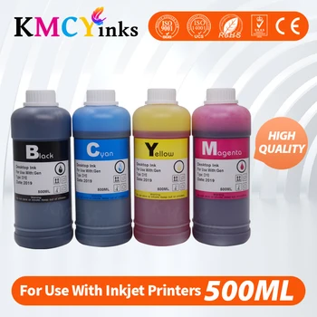 KMCYinks Canon PG445 CL446 PG-440 CL-441 PG 510 CL 511 500ML Universalus Dye Ink Canon PG540 CL541 PG 40 CL 41 PG50 CL51