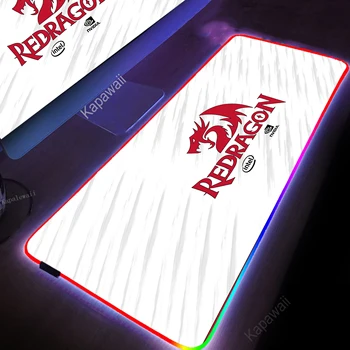 Kompiuterio Pelės Padas Žaidėjus Kilimėlis Žaidimas Pelės Kilimėlis RGB Redragon Mausepad LED Stalo Žaidimų Kilimėlis Priedai Kilimų Klaviatūros Pagalvėlės