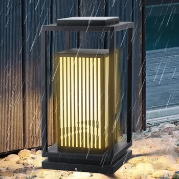 Lauke Saulės energija Varomas Vejos Žibintai LED Modernus Kiemo Sodai Apdailos Lempos Vandens Pusės Kraštovaizdžio Parkas Žolės Grindų Šviestuvai