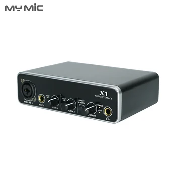 MX12 profesinės usb garso kortos, audio sąsaja kondensatoriaus studija įranga, mikrofonas mikrofonas įrašymo studijoje Dainuoja kambarys