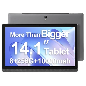 Naujausias 14.1 Colio Didelis Ekranas Tablet Pc MTK6797 Deka-Core 8+256 GB 1920*1080 (IPS 
