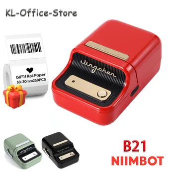 Niimbot B21 Šilumos Belaidžio Etikečių Spausdintuvas Lipdukas Mini Barcode 