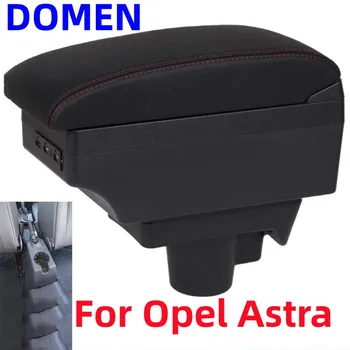Opel Astra Porankiu Box Salono Dalys, Automobilių Centrinio Turinį Su Ištraukiama Taurės Skylės Didelės Erdvės Dual Layer USB DOMEN