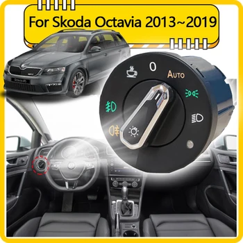 Priekinis žibintas Automatinis Jungiklis Skoda Octavia 3 MK3 5E Octavia3 Skautų 2013~2019 Naujų Lengvųjų Paieška Modifikuoti, Atnaujinti Automobilių Reikmenys