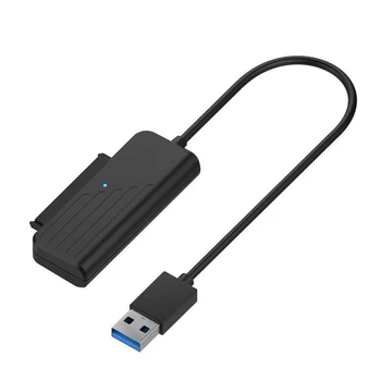 SATA Į USB 3.0 Adapteris Konversijos Kabelis SATA Kabelis 5Gbps Didelės Spartos Duomenų Perdavimo 2,5 Colių HDD Kietąjį Diską SATA Adapteris