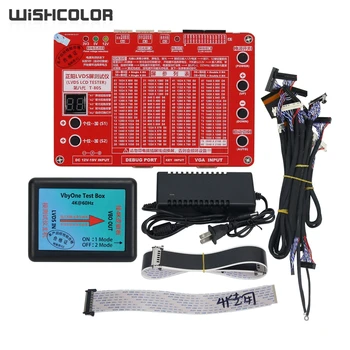 Wishcolor T-80 8 Kartai 3840x2160 2K 4K LVDS LCD Ekranas Testeris LED LCD Testeriai TV Ekranuose