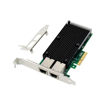 X550-T2 Serverio Tinklo plokštė PCI-E X4 10GbE Dual Elektros Uosto Serverio Tinklo plokštė RJ45 Tinklo Apibendrinimo Cdapter