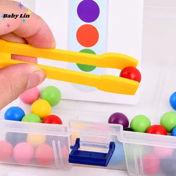 1 Nustatyti Švietimo Žaislai, Mediniai Žaisti Žaidimą Bamblys Montessori Ugdymo Įrašą Kamuolys Mėgintuvėlį Žaislas Ankstyvo Mokymosi Dėlionės, Žaislų