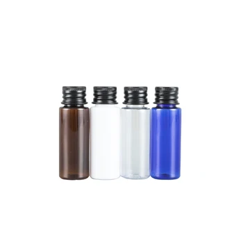 100vnt 20ml Mini Plastikinius butelius, PET Butelis Su Spirale Aliuminio Dangtelis, Kvepalai Dozatorius, Tuščias Kosmetikos Konteineriai