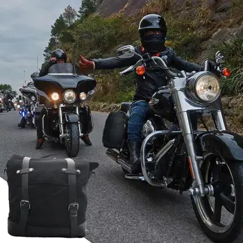 1PC Motociklo Balno Pagalvių Motociklo Vandeniui Galinės Sėdynės Pusėje Bagažo Krepšys Motociklo Pusėje Saugojimo Krepšys Keliaujant Priedų