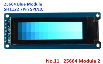 2.08 colių 31PIN KD Mėlynas/Baltas OLED Ekranas SH1122G vairuotojo 256*64 SPI/I2C/8 bitų Lygiagrečios Sąsajos adapteris valdybos PCB modulis