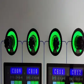 2vnt 31 LED linijinei, lanko 300 ° tinka garso įranga rodymo įrenginį-Žalia