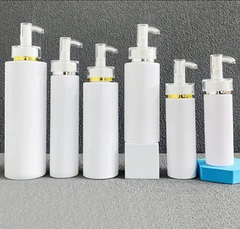 500ml, Plastiko, PET butelių siurblys losjonas/emulsija/fondas/serumo/šampūnas esmė tonerio skysčio drėgmės odos priežiūros kosmetikos pakuotės