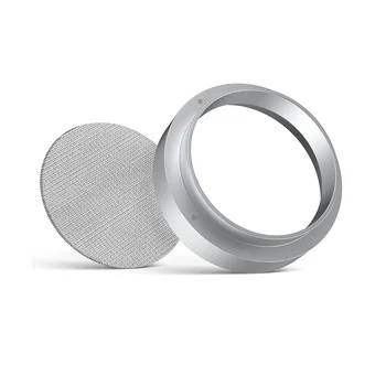 51mm Kavos Dozavimo Žiedas, Aliuminio Kavos Dozavimo Žiedas su Ekranu, Nerūdijančio Plieno Espresso Sietą už Portafilter