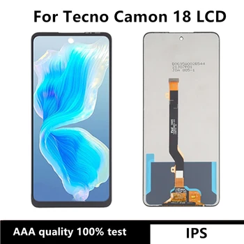6.8 colių Tecno Camon 18 CH6n LCD Ekranas Jutiklinis Ekranas Surinkimas Stiklas, skaitmeninis keitiklis Replacemen Už Tecno Camon 18 LCD