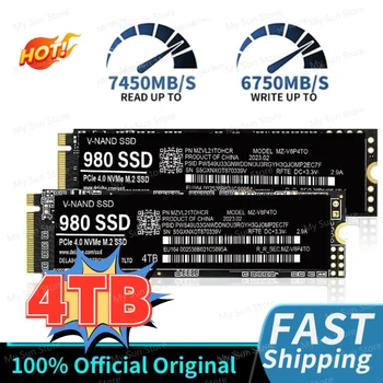 8 TB SSD m2 nvme 990 PRO PCIe 4.0 NVMe 4.0 M. 2280 2 2TB SSD Vidinis Kietojo Kietasis Diskas Laptop Darbalaukio MLC PC Kompiuteris