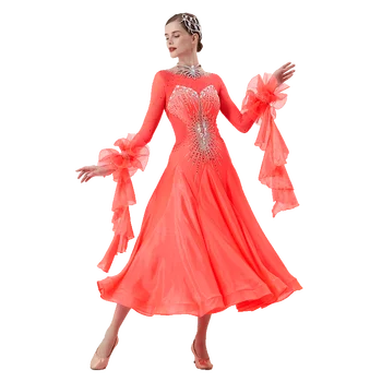 B-22182 Naujas Moterų Modernaus Šokio Kalnų Krištolas Spalvų Įvairovė Suknelė Balus Nacionalinį Standartą, Valsas Konkurencijos Veiksmingumo