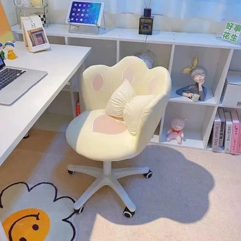 Bendrabutis Miegamasis Kompiuterio, Biuro Kėdė, Namų 360° Pasukama Makiažas Biuro Kėdė Turėklą Atgal Nordic Stalas Sillas, Baldų Projektavimas