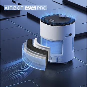 Ecovacs Oro Valytuvas AVAPro KD2.5 aldehido šalinimo prietaisas Su skaitmeniniu ekranu, Visas namas mobilus oro valymo robotas