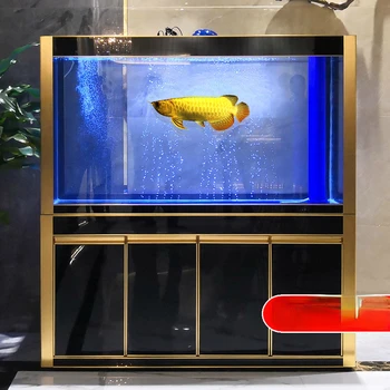 Ekrano Žuvų Bakas Kambarį Akvariumas Ekologinių Super White Stiklo Apačioje Filtro Buitinių Didelis
