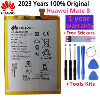 Hua Wei Originalus Nekilnojamojo 3900mAh HB396693ECW Pakeitimo Baterija Huawei Mate 8 NXT-AL10 NXT-TL00 NXT-CL00 NXT-DL00 baterija