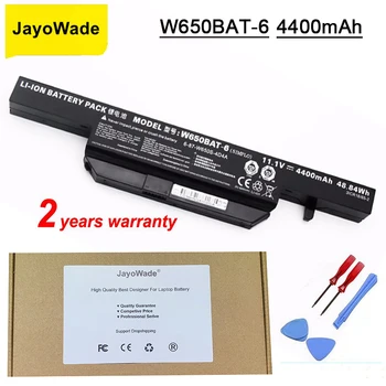 JayoWade W650BAT-6 Nešiojamas Baterija Hasee K610C K650D K750D K570N K710C K590C K750D G150SG G150S G150TC G150MG W650S W650BAT 6