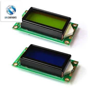 Karšto Pardavimo 8 x 2, LCD Modulis 0802 Simbolių Ekranas mėlyna arba žalia