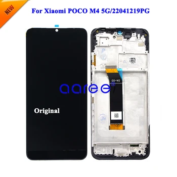 LCD Ekranas Originalą Xiaomi POCO M4 5G LCD Xiaomi M4 5G 22041219PG LCD Ekranas LCD Ekranas Touch 