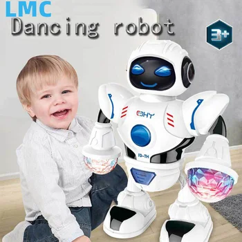 LMC Šokių Robotas Elektroninės Muzikos Blizga Superhero Žaislai Vaikams, Lėlės, Kad Gali Dainuoti, Šokti Kartu Bendrauti Siurprizas Vaikams