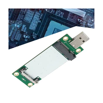Mini PCI-E USB2.0 SIM Adapterio Lizdas WWAN/LTE Modulis-palaiko 3G/4G SIM 6Pin/8Pin Kortelės Jungtis