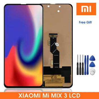 Mix3 LCD Xiaomi Mi Mix3 LCD Ekranas Jutiklinis Ekranas skaitmeninis keitiklis Asamblėjos Xiaomi Mi Sumaišykite 3 MiMix3 Lcd atsargines Dalis Geriausia