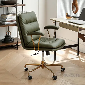 Modernus Odinis Bosas Biuro Kėdės Kėlimo Kompiuterio Nordic Light Luxury Biuro Kėdės Žaidimų Atgal Fotelis Stoelen Baldai WZ