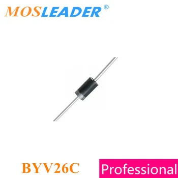 Mosleader BYV26C DO41 1000pcs BYV26 1A 600V, Pagaminti Kinijoje, Aukštos kokybės