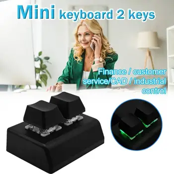 Nešiojamų 2 raktai Mini Keyboard 