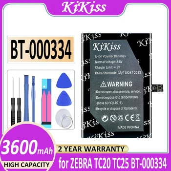 Originalus KiKiss Baterija BT-000334-01 3600mAh zebrinių TC25 TC20 BT-000334 BT000334 Skaitmeninis Batteria