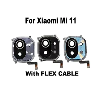 Originalą Xiaomi Mi 11 Mi11 galinė vaizdo Kamera Rėmelis Galinio vaizdo Kamera, Stiklinis Lęšis Su 