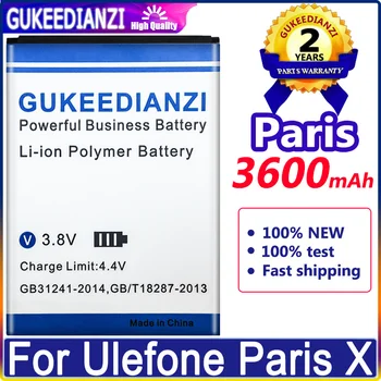 Paryžiaus 3600mAh Baterija Ulefone Paryžiaus X Bateria + Sekimo Numerį