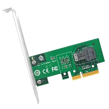PCIE4.0 X4 Vieno Prievado Adapteris Kortelės FP-8643 U. 2 Nvme Expansion Card PCIE4.0 Padalinta Kortelės U2 Adapterio Plokštę