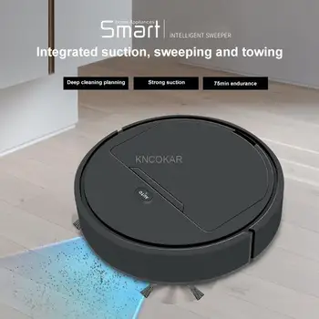 Robotas Dulkių Siurblys 3-In-1 Auto Įkrovimo Smart Valymo Robotas Sauso Drėgno Valymo Dulkių Siurblys Smart Floor Cleaner