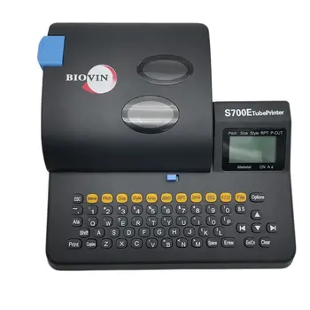 S700E eilutės numeris mašina gali būti prijungtas prie kompiuterio Korpusą, ženklinimo mašinos, Termiškai susitraukiantis vamzdelis spausdintuvą